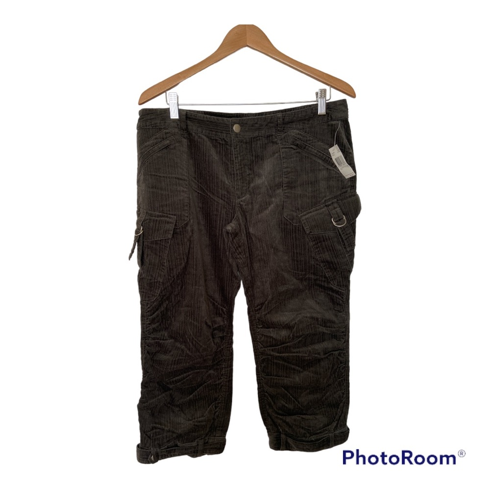 Gorgeous Cropped Corduroy Cargo Pants